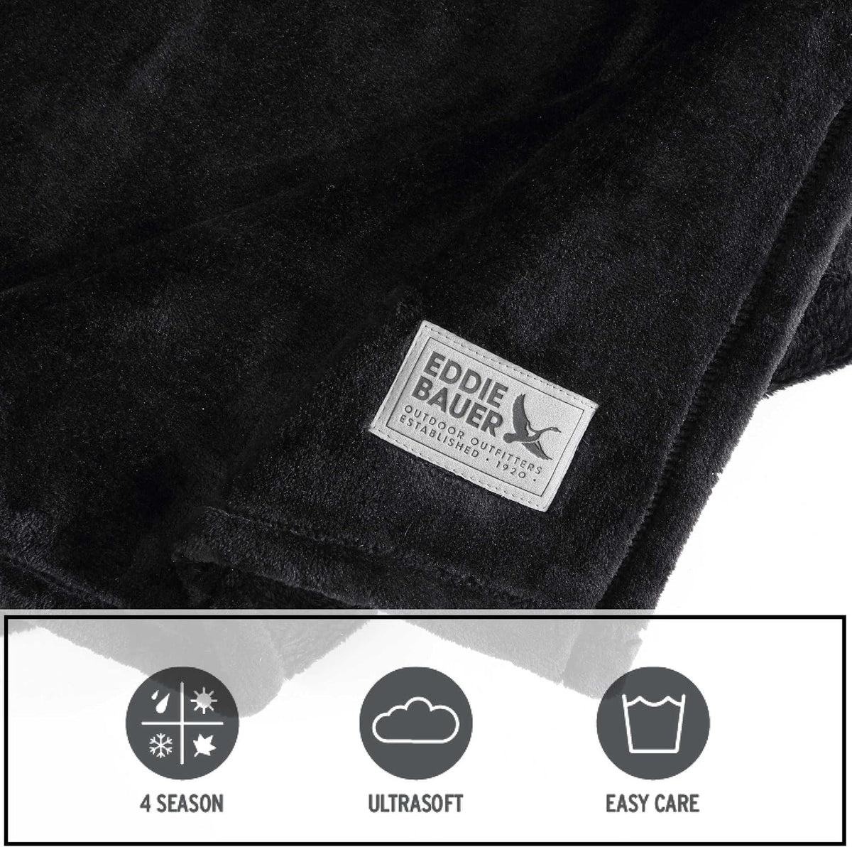 Eddie Bauer - Soft Twin Size Blanket for Bed or Couch, Cozy Bedding