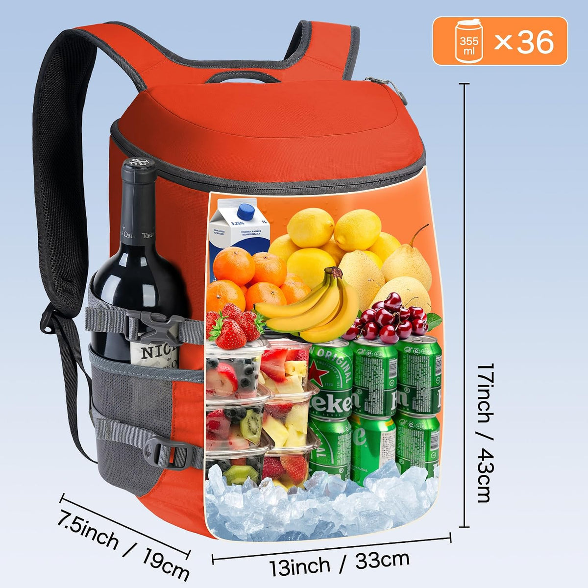 N NEVO RHINO Backpack Coolers Insulated Leak Proof 36/54 Cans