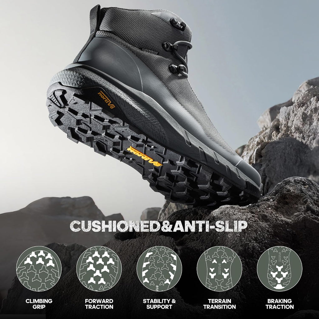 NORTIV 8 Men's Lightweight Breathable Hiking Boots