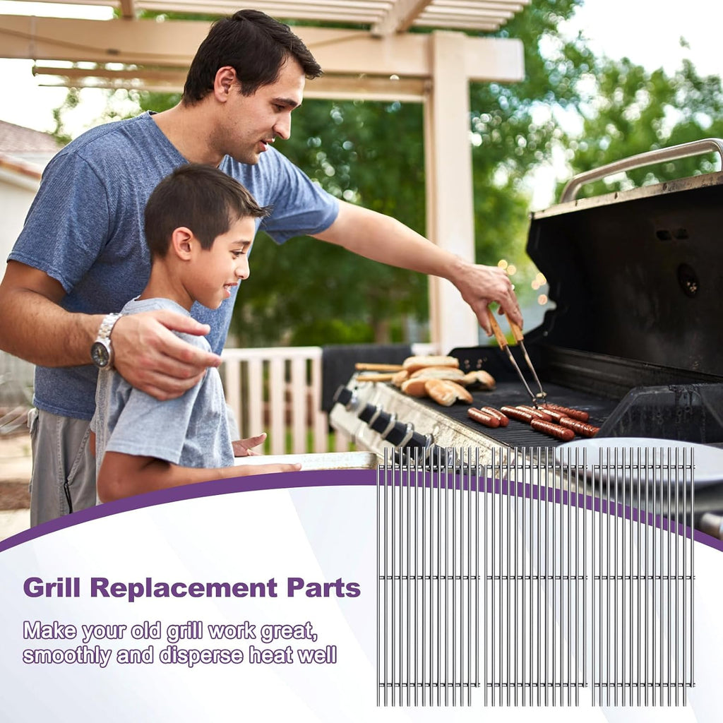 20 1/2" 54801 Stainless Steel Grill Grate Replacement for DCS Grill Parts, Cooking Grid Parts for DCS 24, 36, 36 Series 36ABQ 36ABQAR 36ABQR 36BQ 36BQAR 36BQR 36DBQ 36DBQAR 36DBQR 36EBQAR，3 Pack