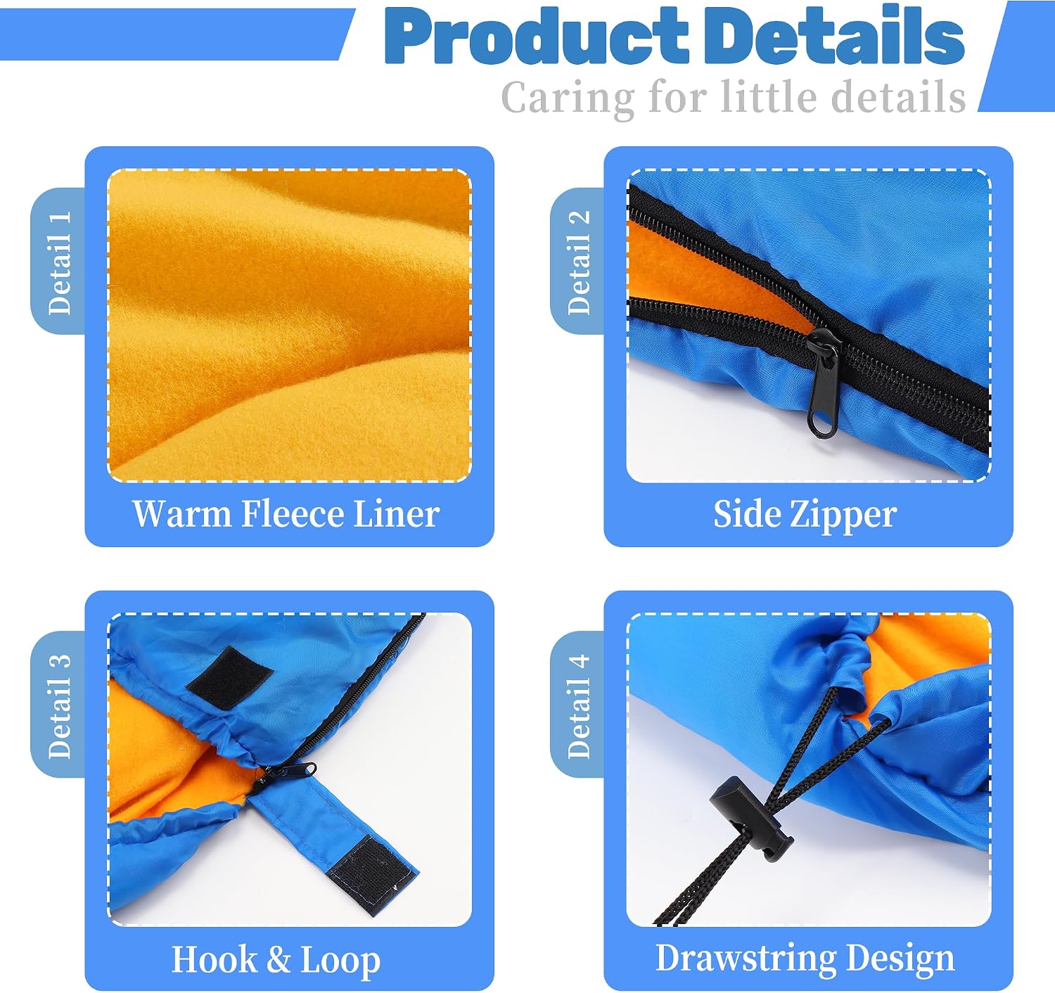 Lifeunion Dog Sleeping Bag with Storage Bag