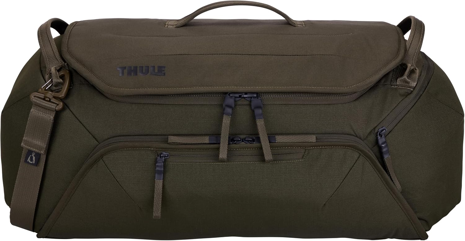 Thule RoundTrip 80L Duffel - Storage compartments to Organize and Protect Gear - Boot Bag for ski and Snowboard Travel - Soft Pocket for Goggles and Helmet - Dry Bag Included