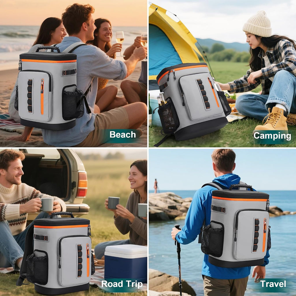 39 Can Insulated Backpack Cooler, Waterproof, Leak Proof