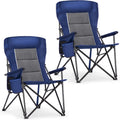 ALPHA CAMP Oversized Camping Chair for Adult Lawn Chair for Outdoor Camping