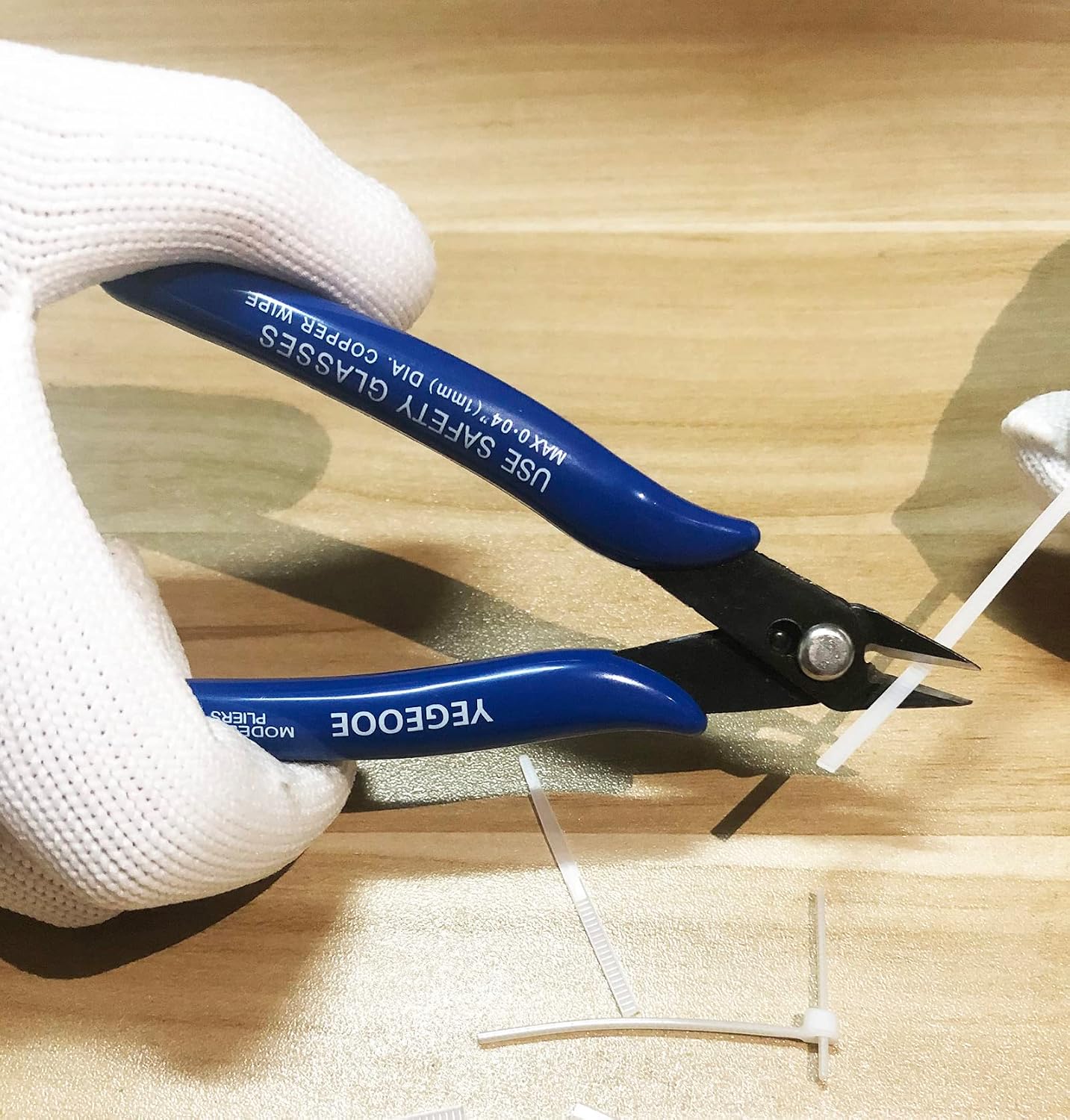 Small Wire Cutters, 10PACK Precision Diagonal Cutting Pliers Side Cutter, Nippers, Micro Flush Cutters, Shear Cutters, Wire Snips