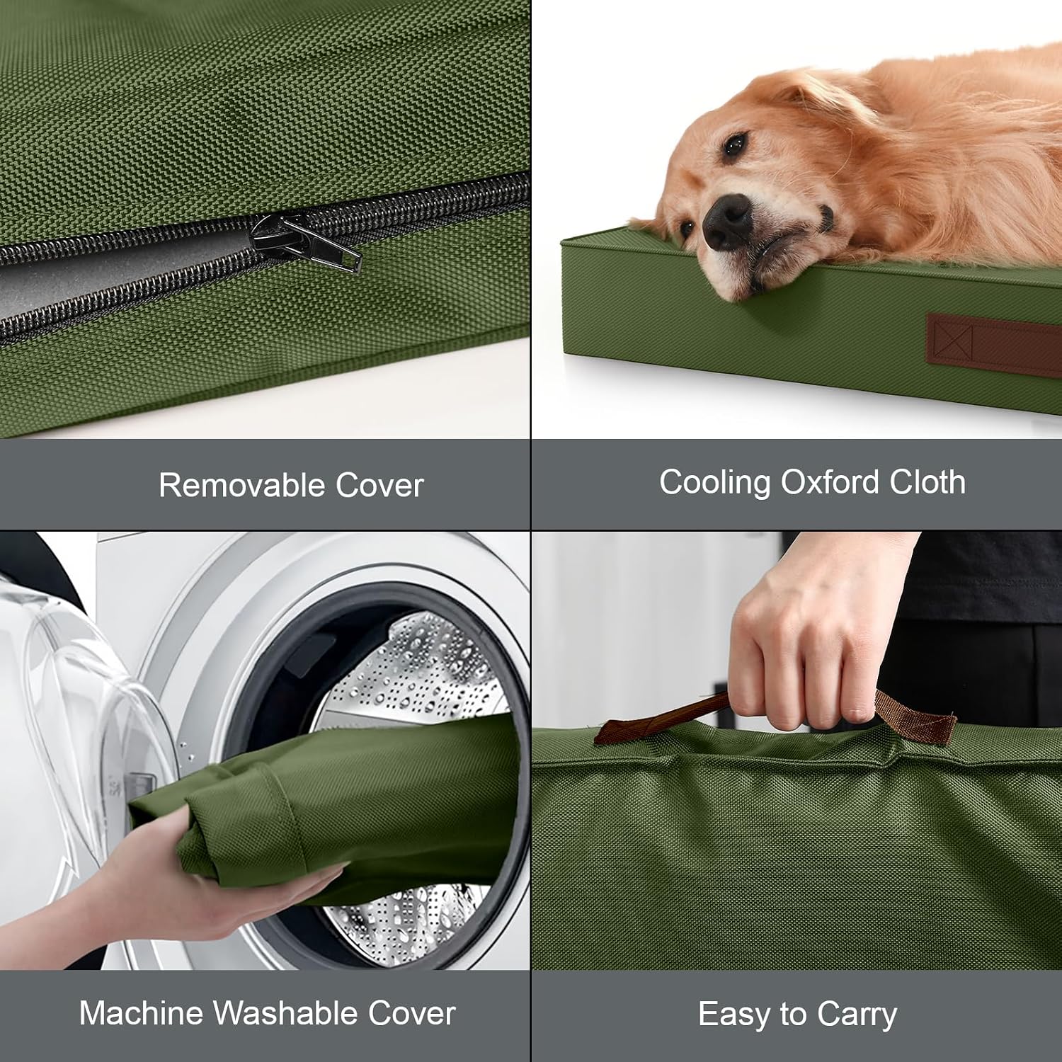 Waterproof Orthopedic Outdoor Dog Bed XL for Extra Large Dogs