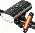 Super Bright 6 LED Bike Lights, 6400mAh USB C Rechargeable Bicycle Lights