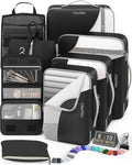 OlarHike 8 Set Packing Cubes for Travel,Gifts for Women Mom,Anti-Tearing Suitcase Organizer,with Over 1000 pcs Mesh Holes,Vacation Essentials & Accessories for Cruise Ship
