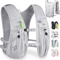 BECOJADDE Running Vest for Women Men, 5L/6L Lightweight Hydration Backpack Running Pack for Marathon, Trail, Cycling, Hiking, Jogging
