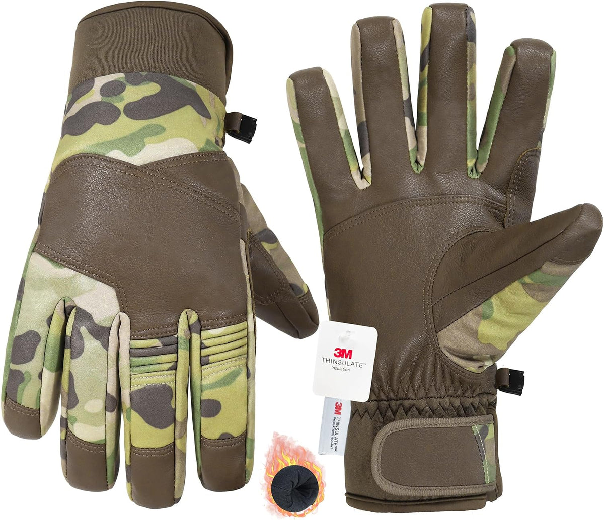 HANDLANDY Winter Work Gloves, 3M Thinsulate Waterproof Insulated Glove for Men Women