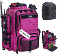 Goture Fishing Tackle Backpack with 2 Rod Holders & Rain Cover