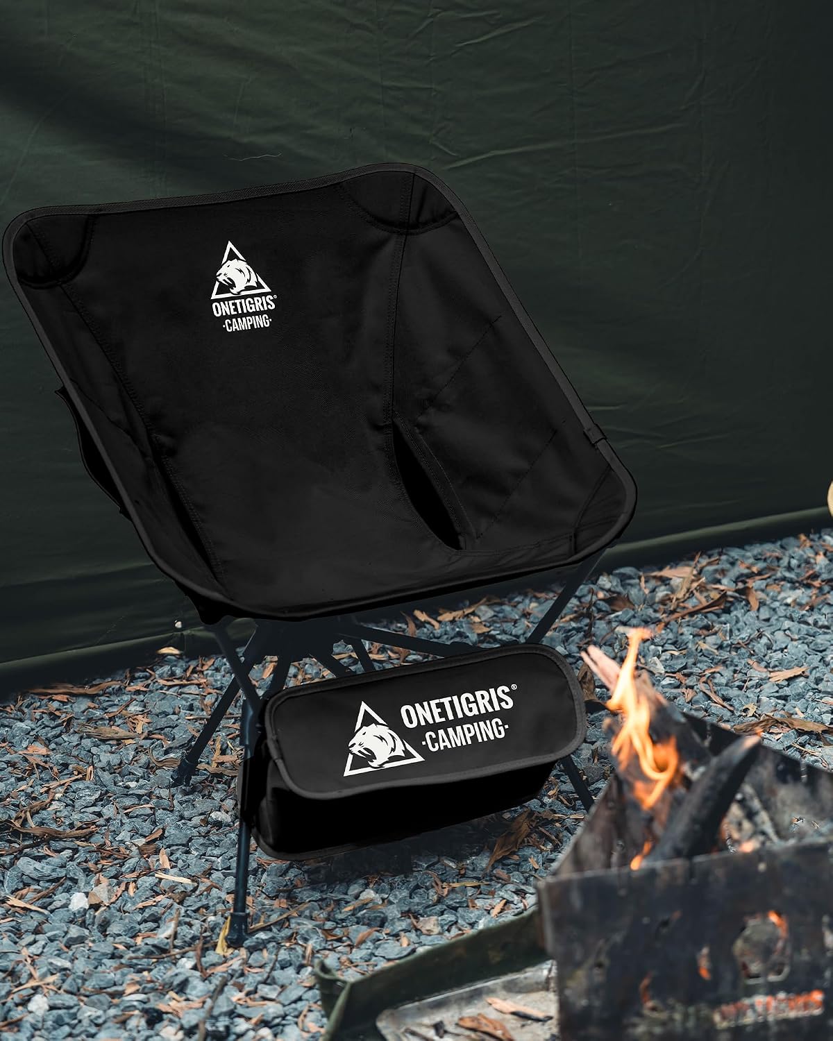 ONETIGRIS Tigerblade Camping Chair, Lightweight Folding Backpacking Hiking Chair, Compact Portable 330 lbs Capacity