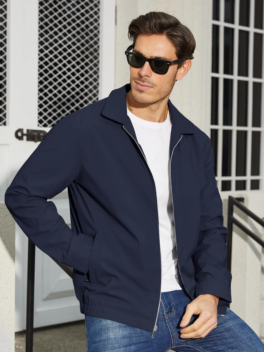 TACVASEN Men's Lightweight Jacket Fall Water-repellent Windbreaker Jackets