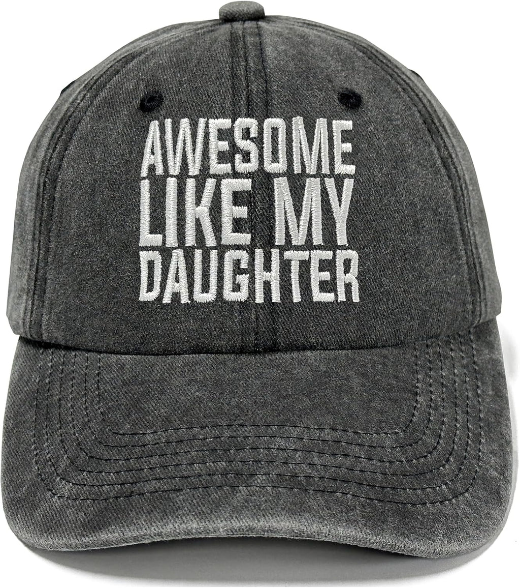 Dad Hat for Father Embroidered Adjustable Baseball Cap for Men Women