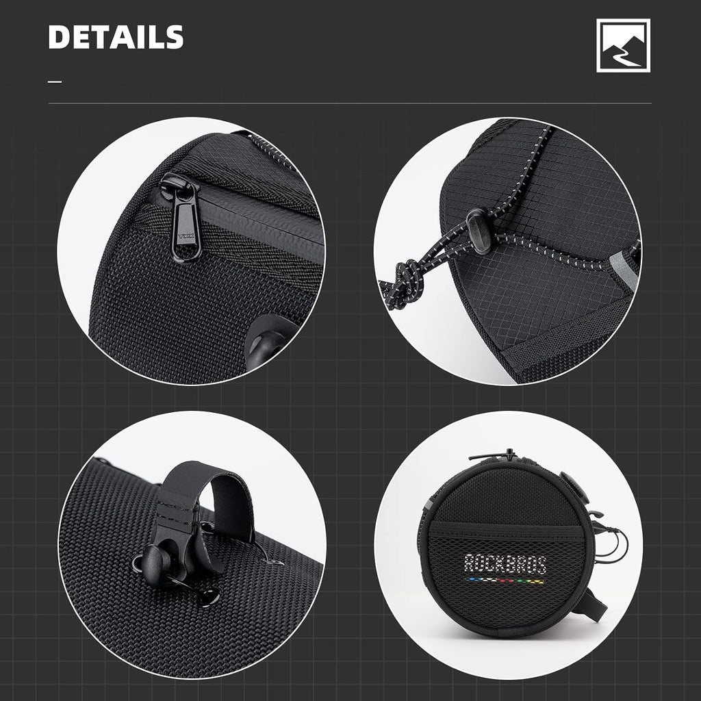 ROCKBROS ROAD TO SKY Bike Handlebar Bag 2L Knob Mount Lightweight
