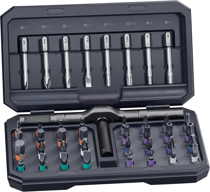 42 in 1 Magnetic Screwdriver Set, Multi Bit Ratcheting Screwdriver Set