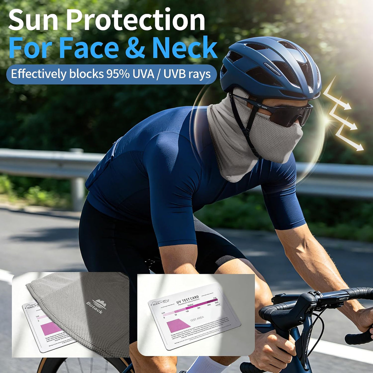 Balaclava Ski Mask, Sun Protection Breathable Face Cover Men Women