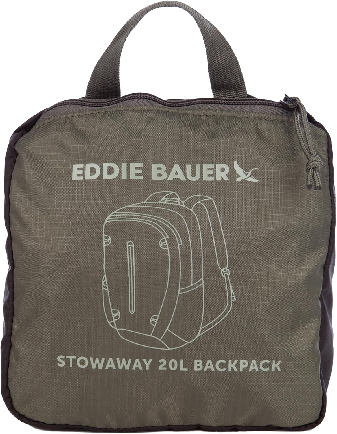 Eddie Bauer Stowaway Packable Backpack - Spruce, 20L