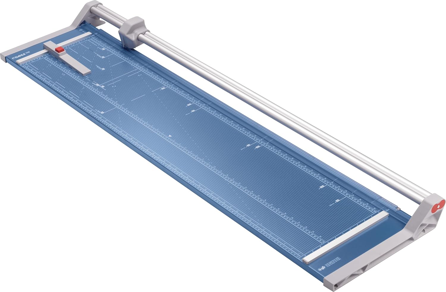 Dahle 550 Professional Rotary Trimmer, 14" Cut Length, 20 Sheet Capacity, Self-Sharpening, Dual Guide Bar, Automatic Clamp, German Engineered Paper Cutter