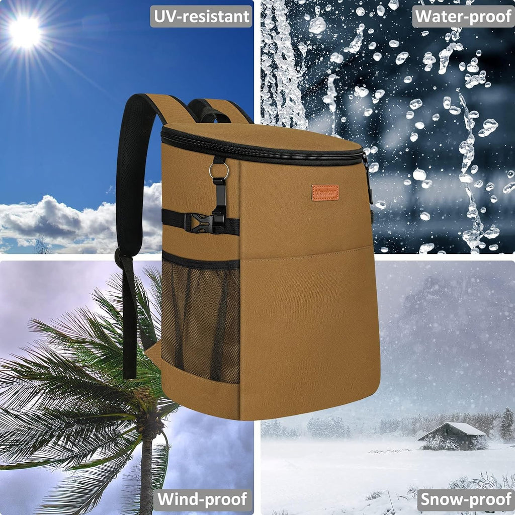 Vankor Camping Cooler Backpack Insulated Waterproof