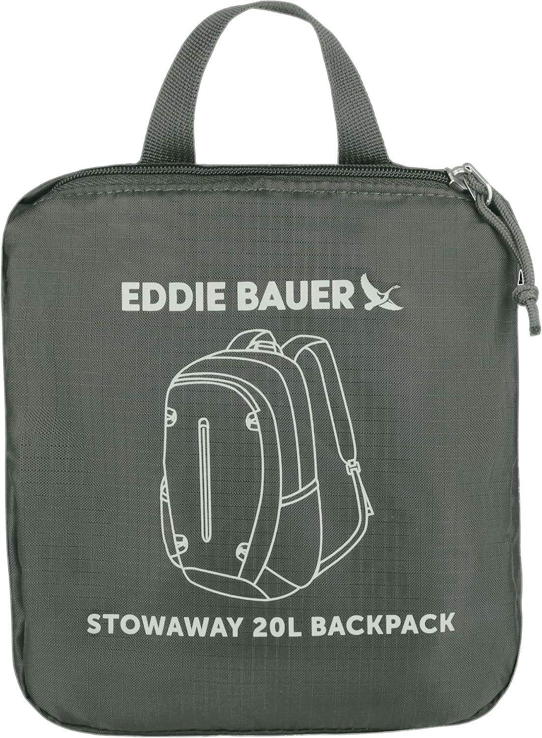Eddie Bauer Stowaway Packable Backpack - Dark Forest, 20L