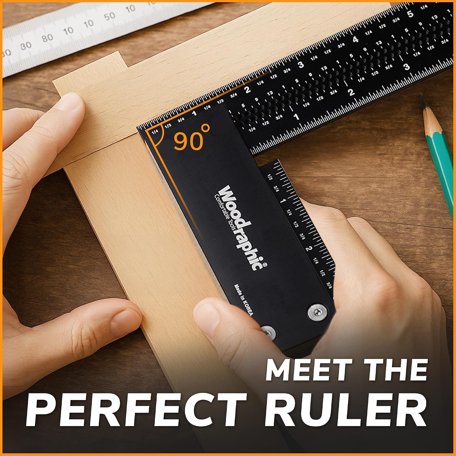Large Woodworking Square Inch Set - 4 & 12 - Professional Framing Carpenter Tool | Aluminum Precision Machinist Ruler for Construction Layout Rafter Speed Triangle