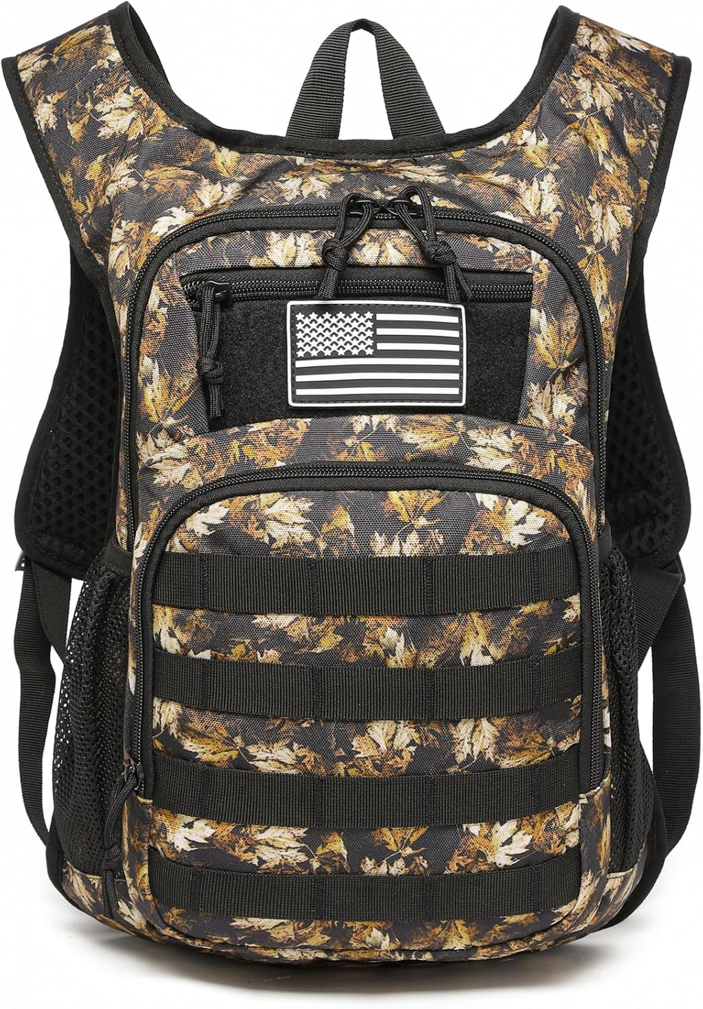 wotony Hydration Backpack with Water Bladder for Hiking Tactical Hydration Pack for Men Women Molle Water Backpack for Hiking