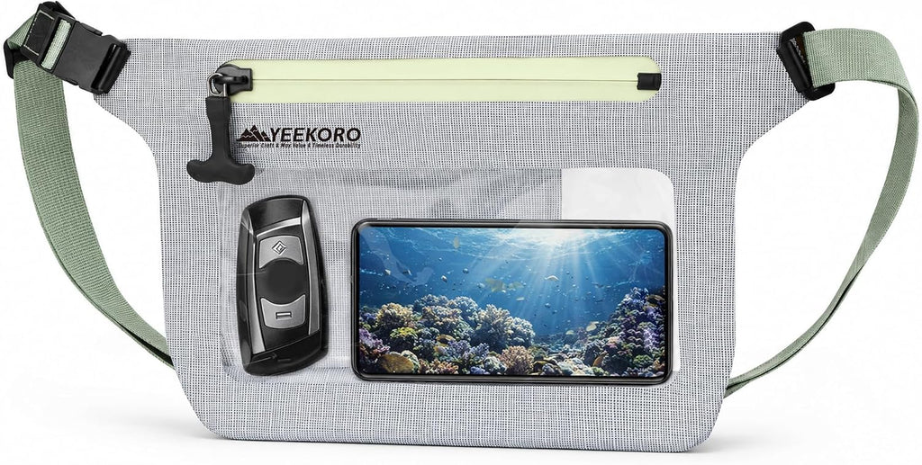 Phone Pouch, IPX8 Waterproof Reusable Fanny Pack,Large Dry Bag