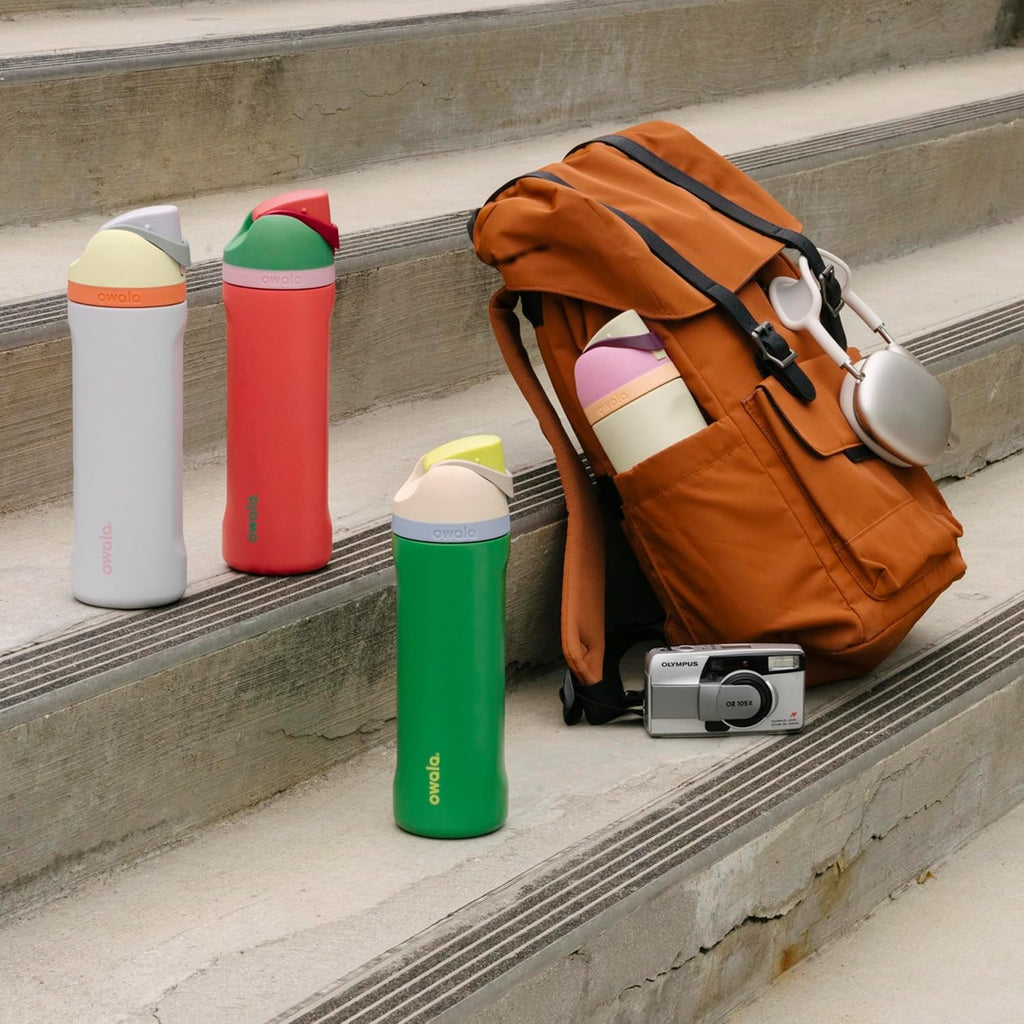 Owala FreeSip Stainless Steel Water Bottle 24 oz Denim