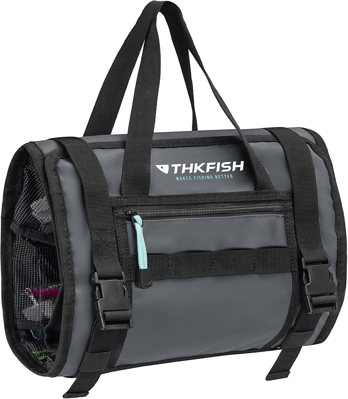 THKFISH Large Trolling Lure Bag for Saltwater, Offshore Trolling Rig Bag
