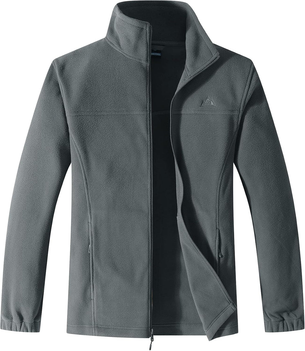 GIMECEN Women's Full Zip Soft Polar Fleece Jacket Outdoor Recreation Coat