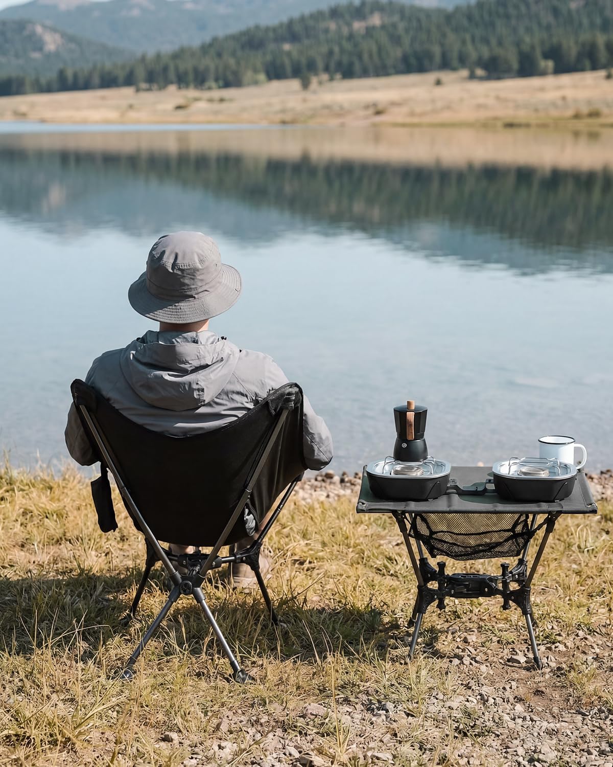 Gonex Portable Camping Table, Lightweight Foldable Camp Side Table