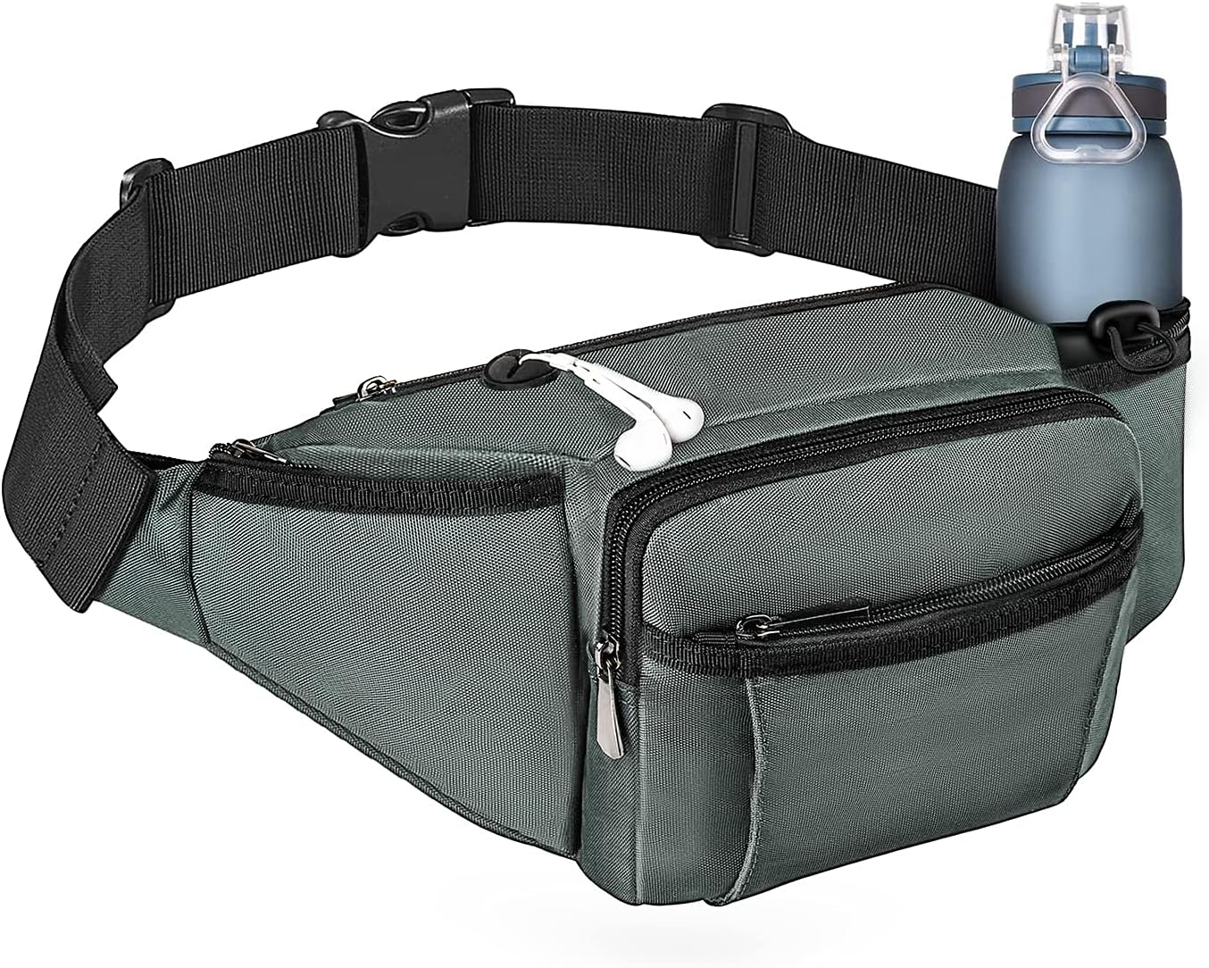 NOOLA Fanny Pack with Water Bottle Holder, Hiking Waist Bag for Men Women