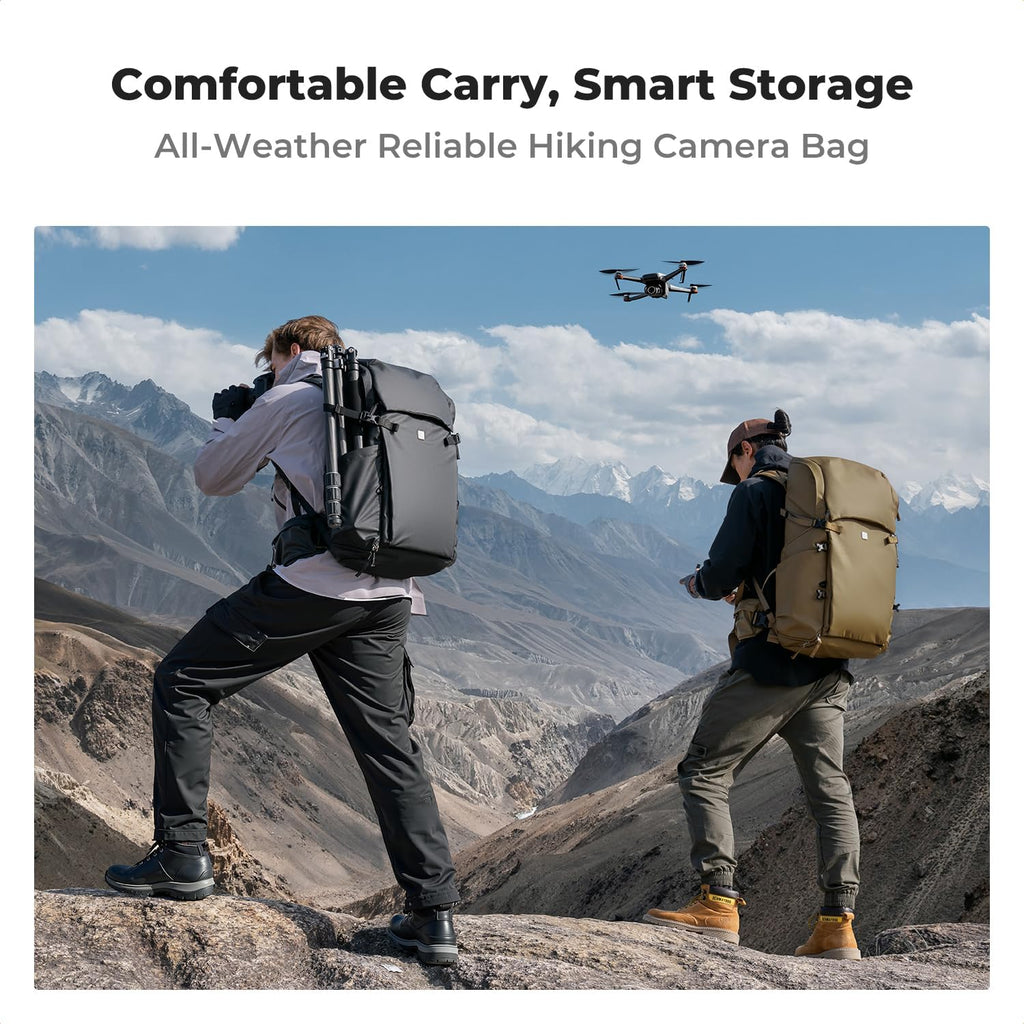K&F CONCEPT Camera Backpack, 30L Large Capacity Camera Bag
