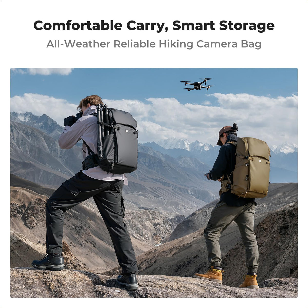 K&F CONCEPT Camera Backpack, 30L Large Capacity Camera Bag