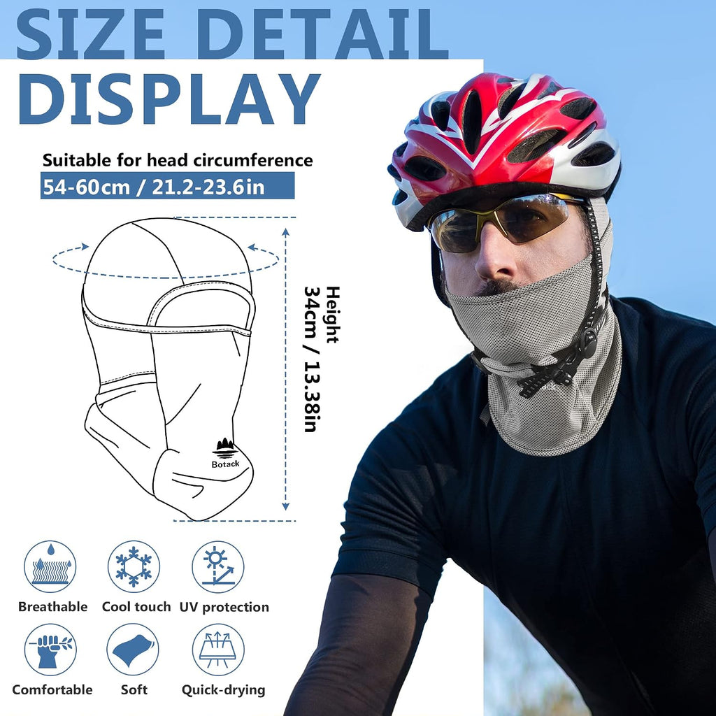 Balaclava Ski Mask, Sun Protection Breathable Face Cover Men Women
