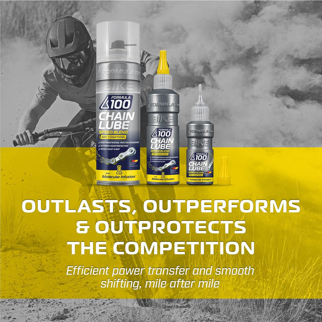 Dry Conditions Bike Chain Lube – Bicycle Lubricant Spray, 300mL