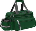 MOSISO Bike Rack Bag with Rain Cover, Bike Trunk Cooler Handag,Jungle Green
