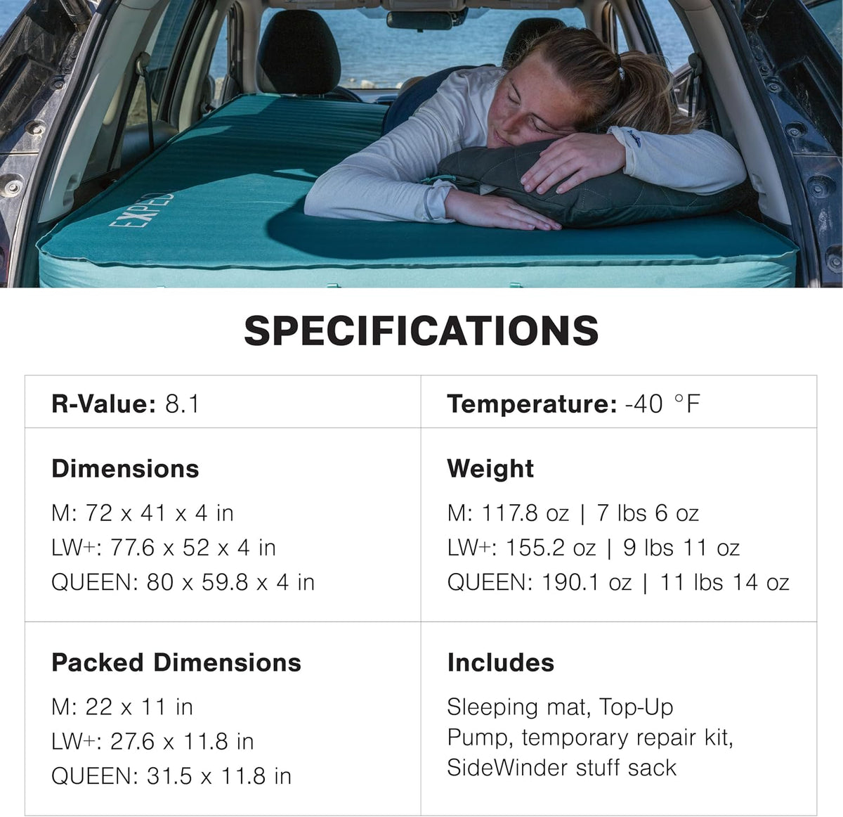 Exped MegaMat Sleeping Pad, Duo Medium