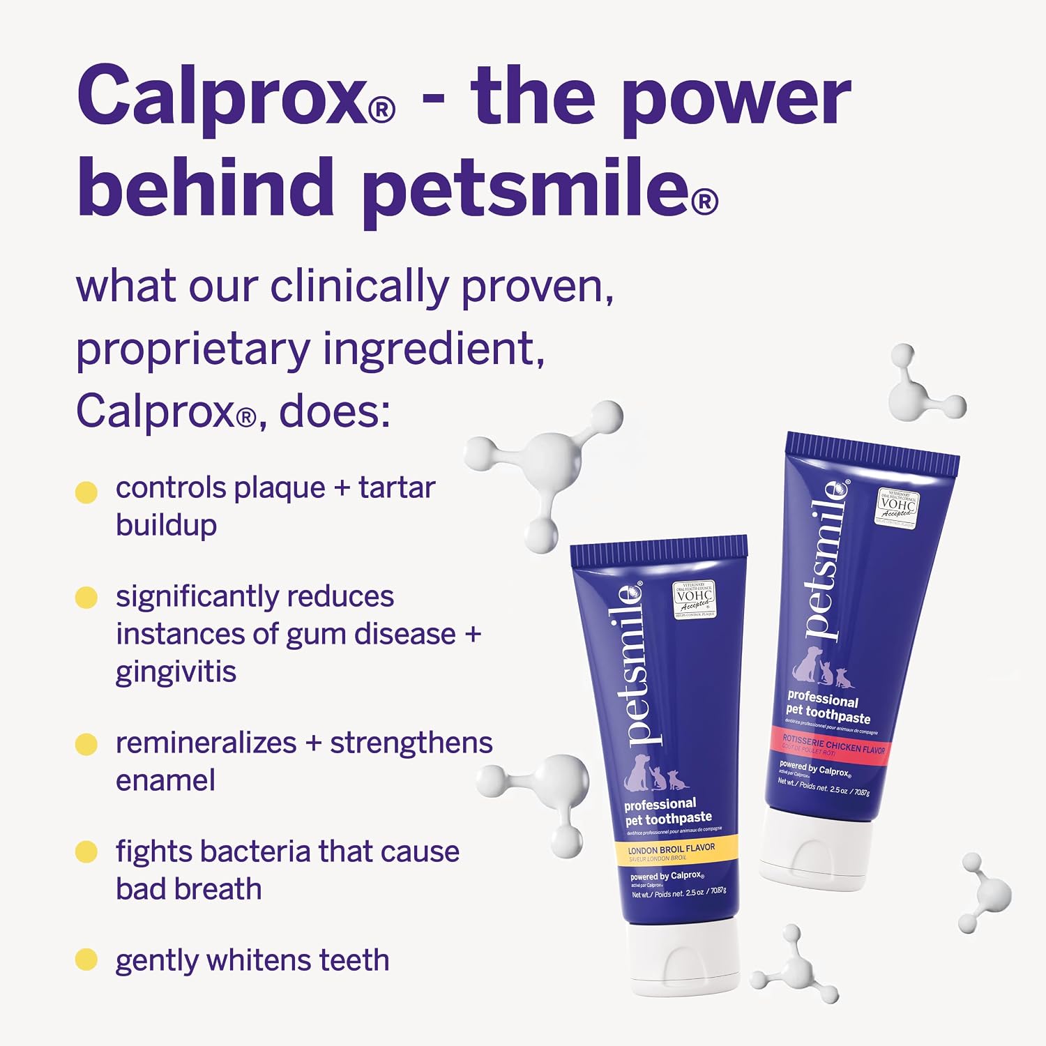 Petsmile VOHC Accepted Pet Toothpaste, London Broil 2.5 Oz, Cats + Dogs