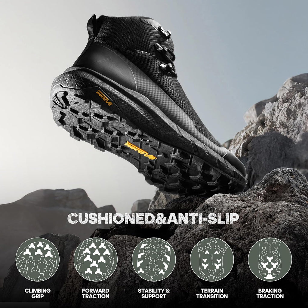 NORTIV 8 Men's Lightweight Breathable Hiking Boots