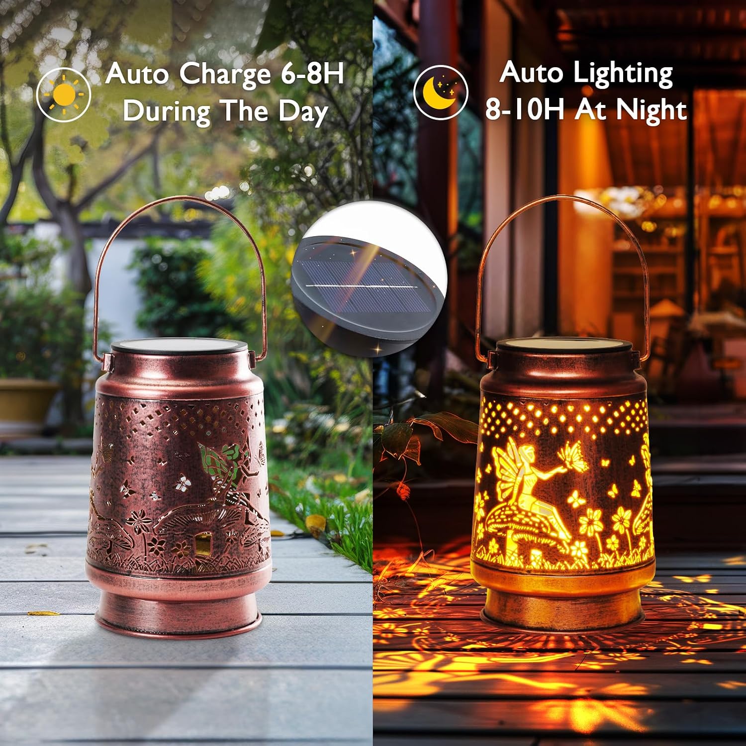 Homemory Gifts for Women, Solar Fairy Lanterns Outdoor Lights