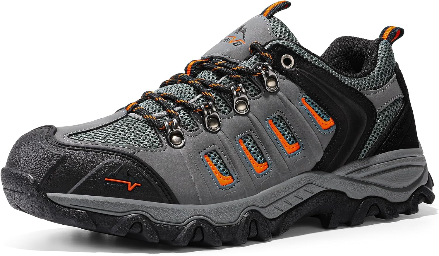 NORTIV 8 Men's Waterproof Hiking Shoes Leather