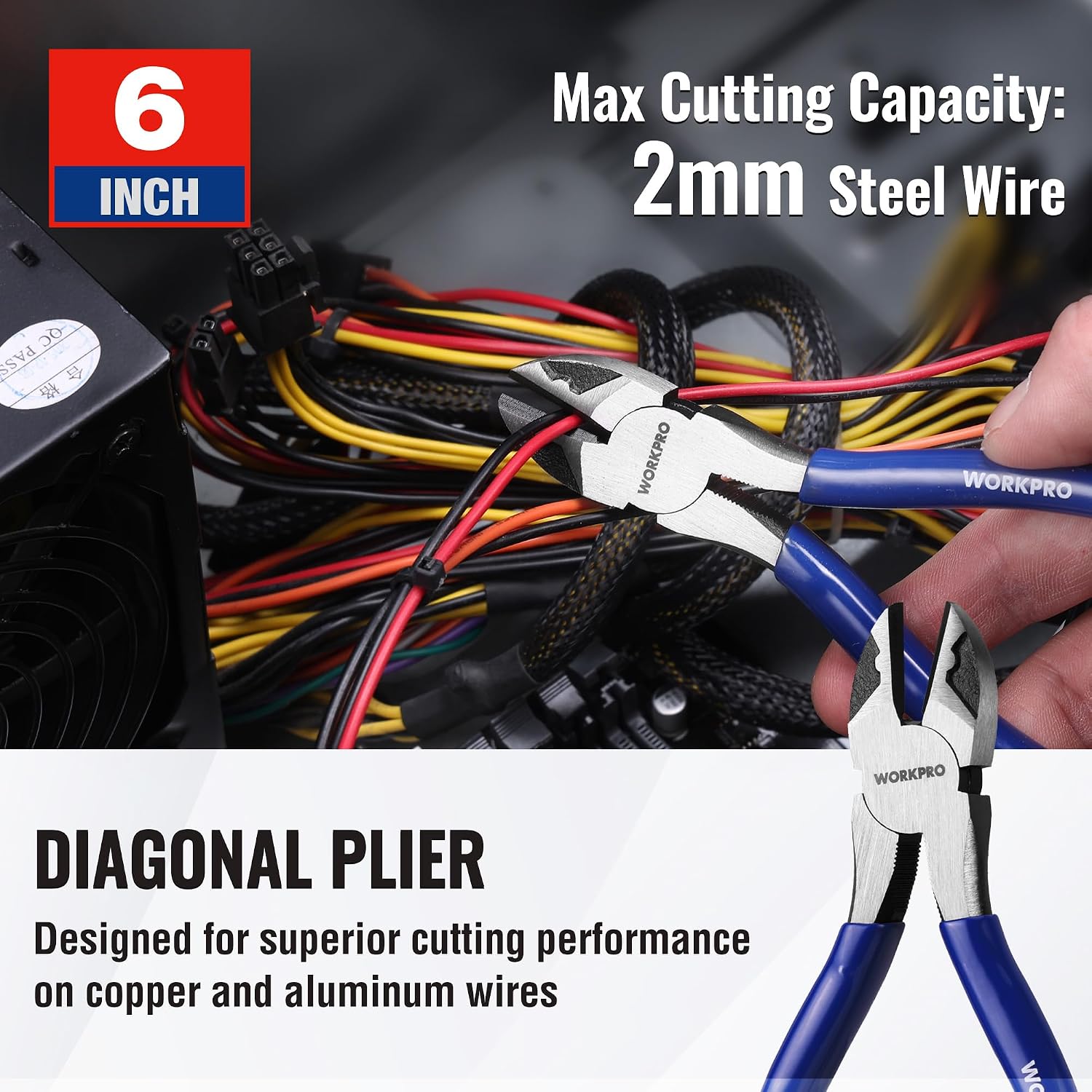 WORKPRO Pliers Set, 3-Piece Professional Pliers Tool Kit