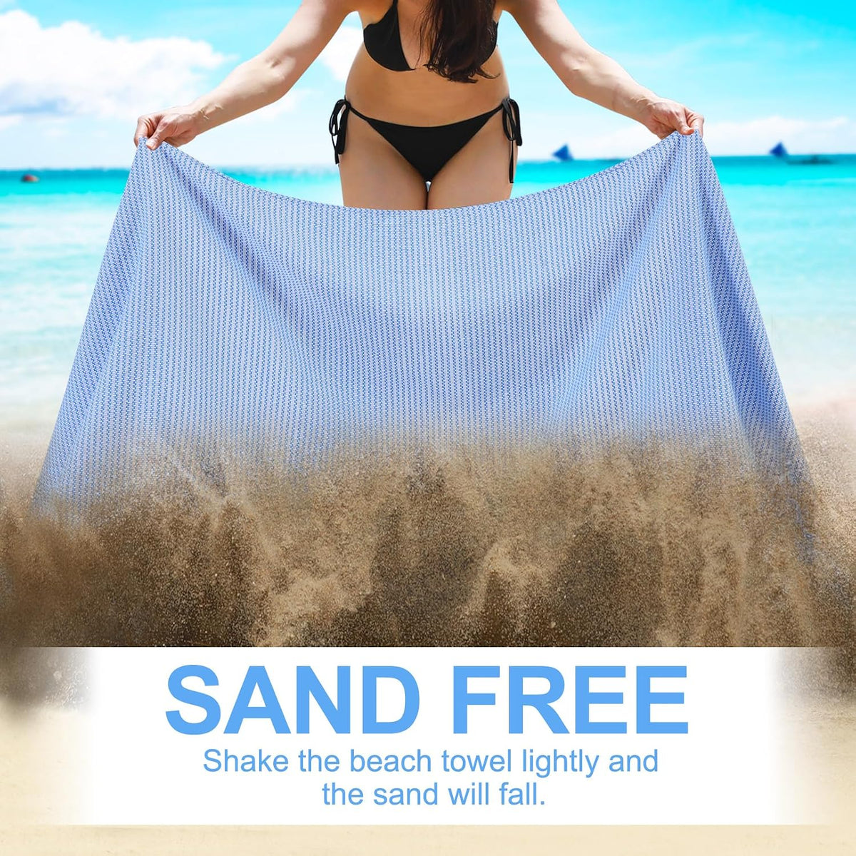 6 Packs Oversized Turkish Beach Towels Set Bulk Clearance Sand Free Pool Swim Bathroom Camp Large No Sand Towel Adults Travel Essentials Cruise Must Haves Accessories Vacation Stuff Deep Blue Dot Set