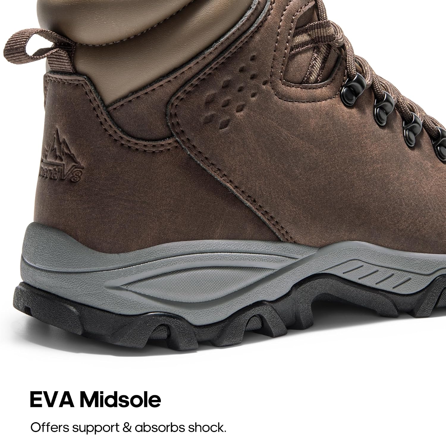 NORTIV 8 Men's Hiking Winter Insulated Snow Boots