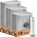 18 Pack Vacuum Storage Bags with Pump Space Saving for Luggage and Closet