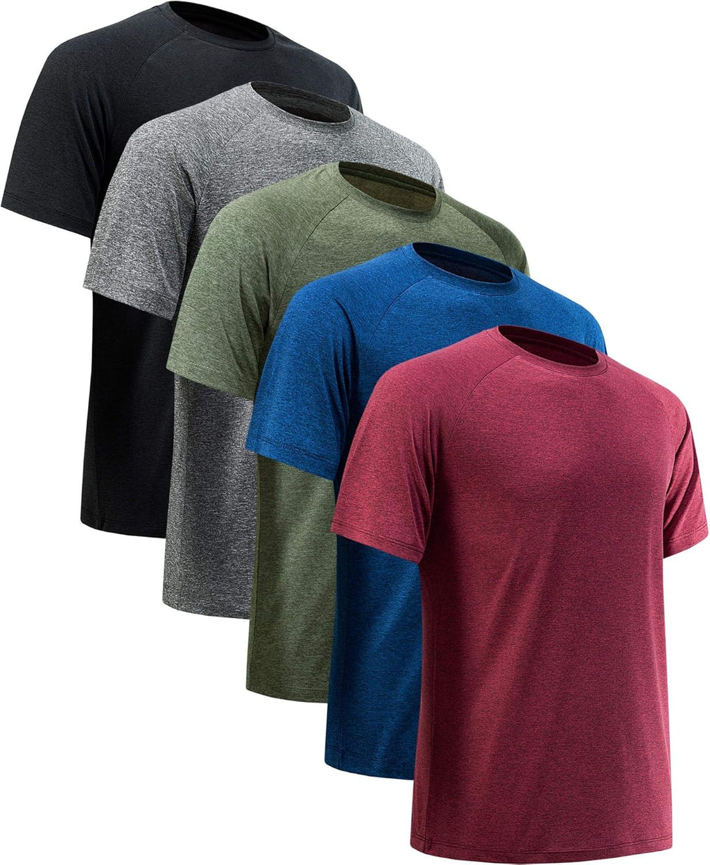 Workout Shirts for Men Short Sleeve Quick Dry Gym T Shirt