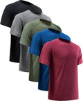 Workout Shirts for Men Short Sleeve Quick Dry Gym T Shirt
