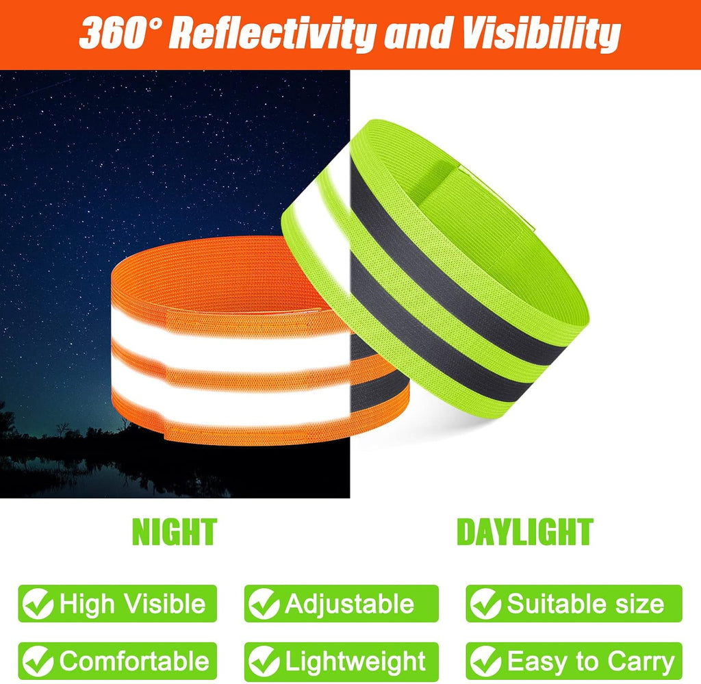 Zubehe Reflective Bands 48 Pieces, Reflector Tape Straps